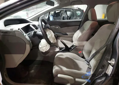 2012 Honda Civic Lx из США, поврежденный, VIN 2HGFB2F52CH605951